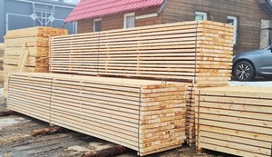 Брусок обрезной е/в хв/п 1-2 сорт, дисковый напил